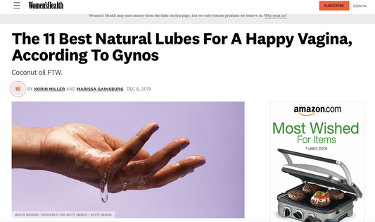 WOMEN'S HEALTH - The 11 Best Natural Lubes For A Happy Vagina, According To Gynos